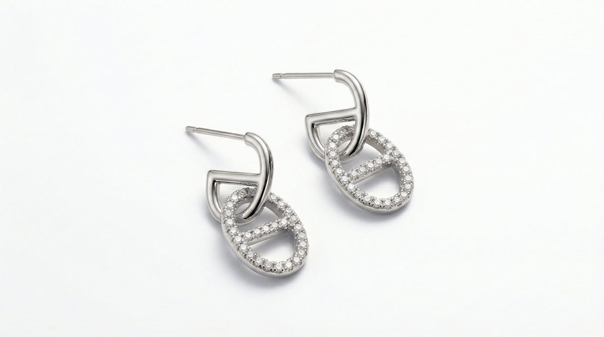 boucles d'oreilles Contour