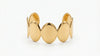 Bracelet Manchette Doré Ovale